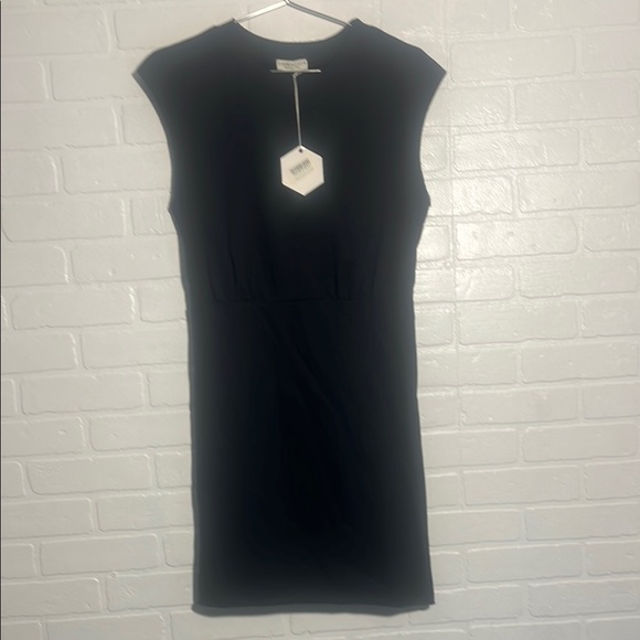 Paper Crane Dresses & Skirts - Paper Crane Dress Womens Black Mini Short Sleeve Dress Large Tight Fitted NWT